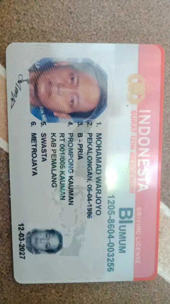 Cari kerja driver SIM B1 umum