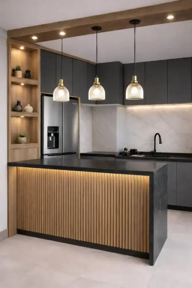 KITCHEN SET MINIMALIS WARDROBE BEDROOM SET BEDROP TV