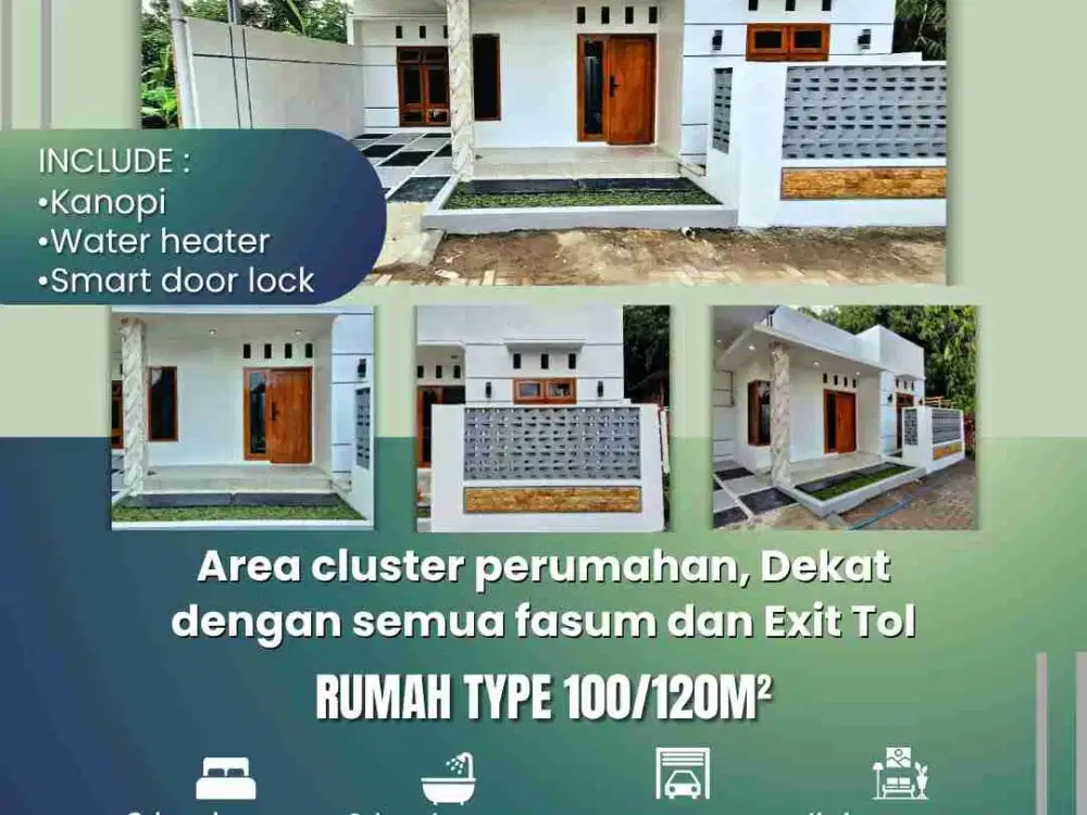Siap Huni Rumah Type 100/120