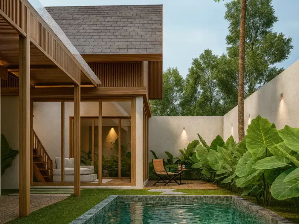 Villa Di Jual Jambi Murah Dengan Suasana Desa Dan Perbukitan