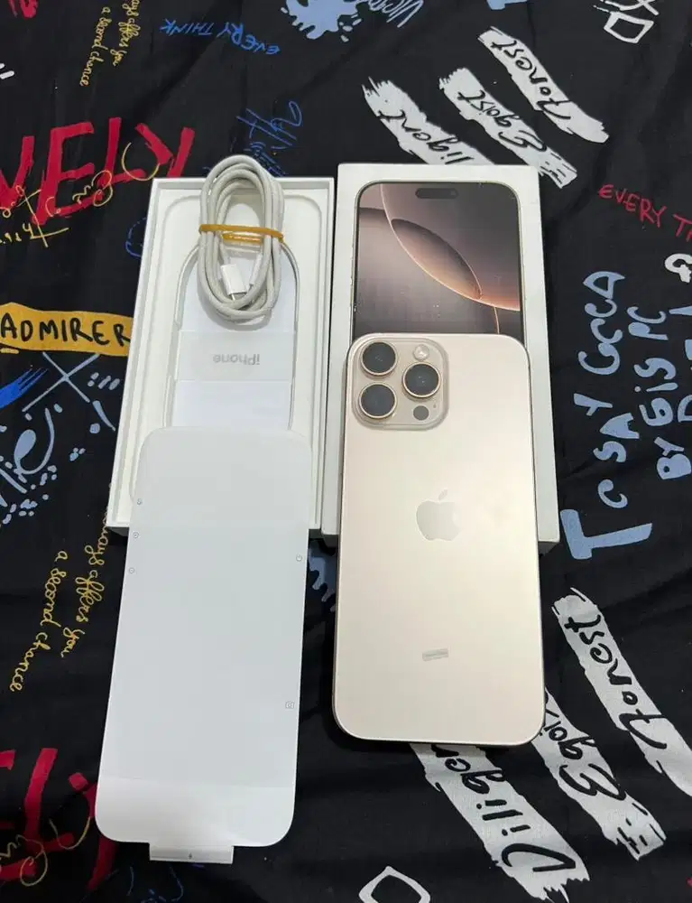 IPHONE 16 PRO MAX 256GB RESMI IBOX FULL ORI BH 98%
