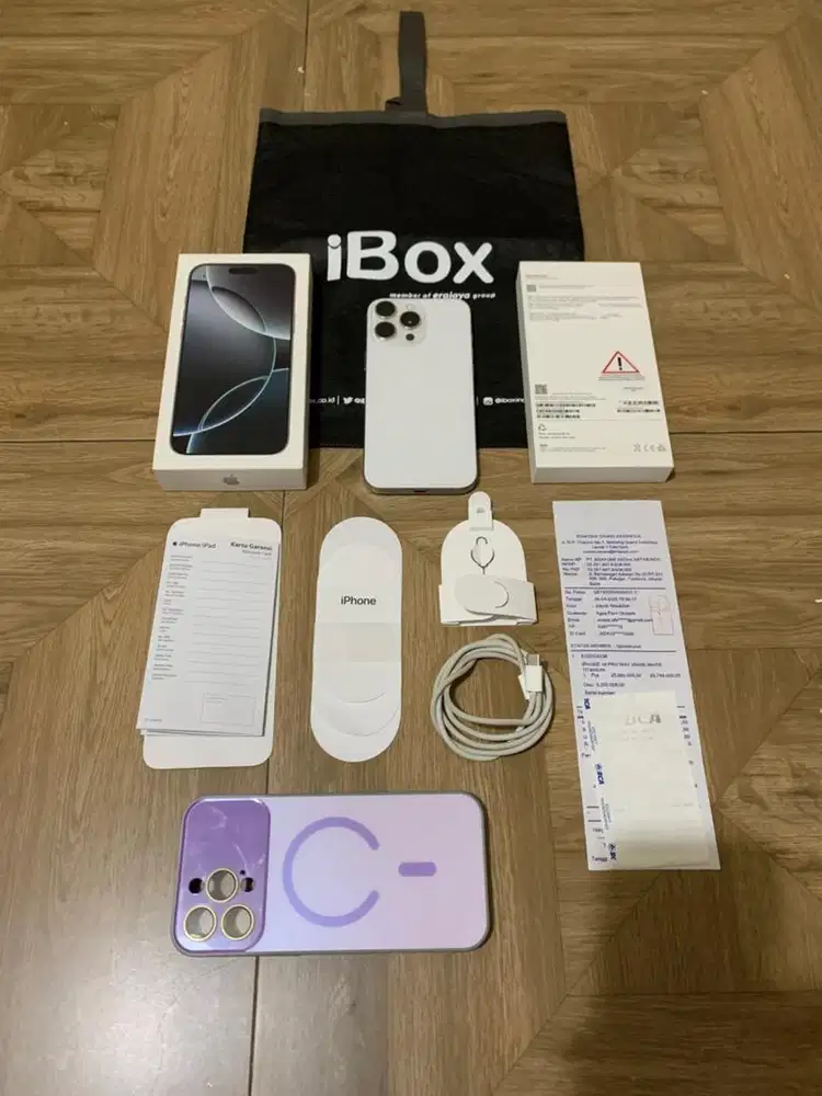 iphone 16 Pro Max 256gb IBOX Resmi Fullset lengkap original mulus