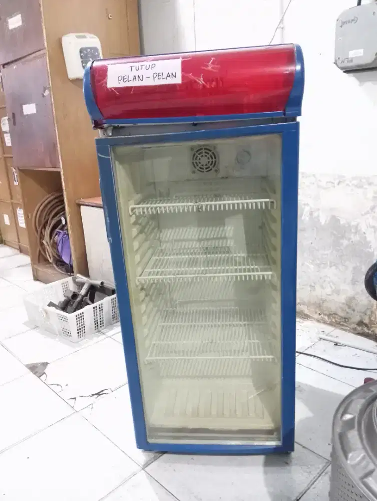 kulkas 3rak cocok untuk jualan minuman dan makanan