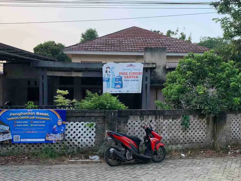 SUPER MURAH 782m RUMAH WORKSHOP GUDANG TIGARAKSA CIKUPA CURUG