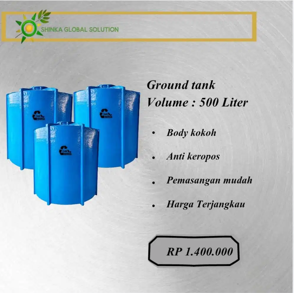 GROUND TANK 500 L