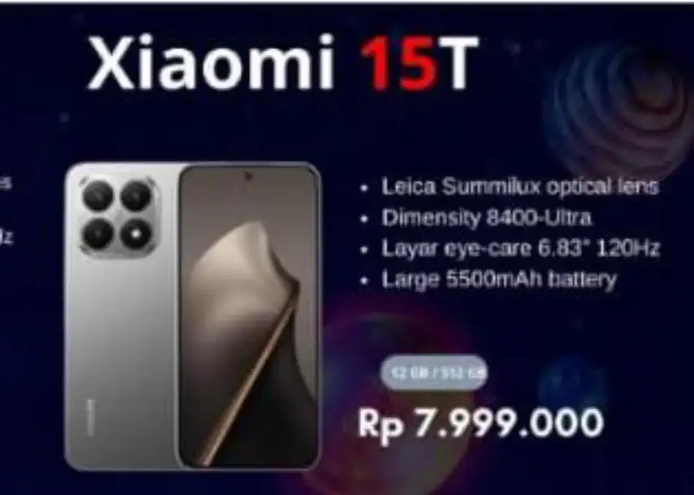 HEADPHONE ANDROID XIAOMI 15T 12/512GB