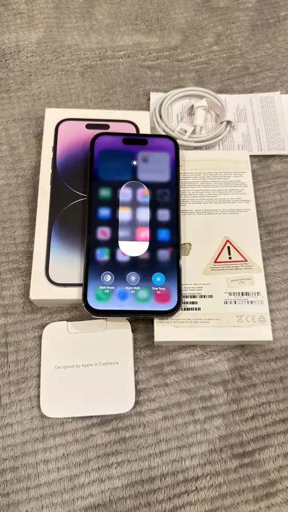 Iphone 14 Pro 256GB Purple Resmi Ibox Lengkap