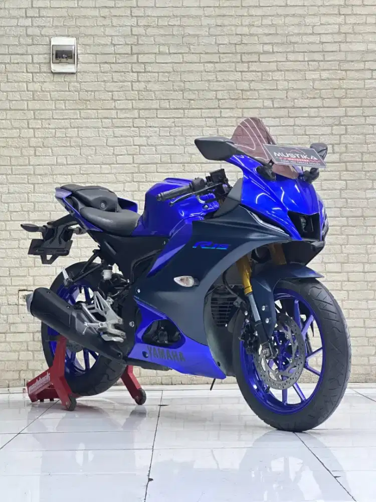 READY‼️ YAMAHA R15 V4 PMK 2022 WARNA FAVORIT BLUE RACE ODO 17rb ASLI