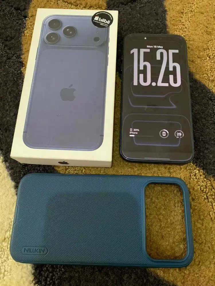 Iphone 17 promax 256gb blue all operator 5G fullset resmi BLIBLI SA/A