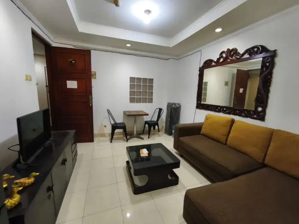 Disewakan Full Furnish Apartemen Permata Eksekutif, Type 1 BR di Jl. Raya Pos Pengumben, Jakarta Barat