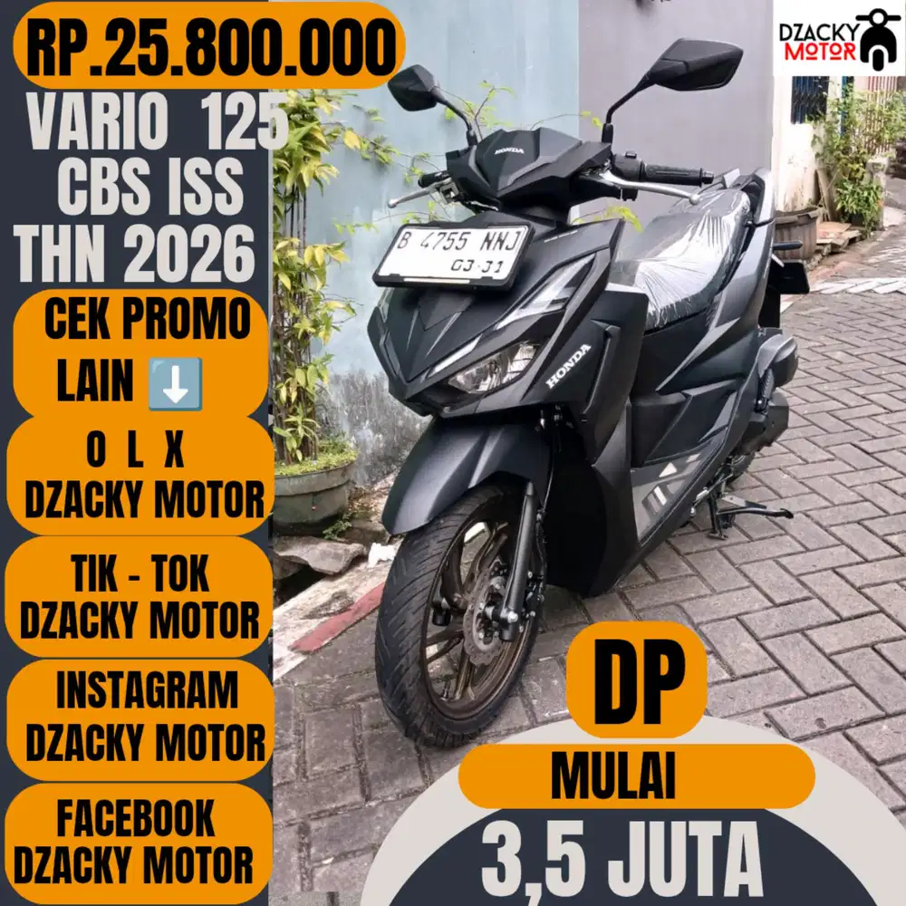 VARIO 125 CBS ISS 2025 SECOND LIKE NEW SECON