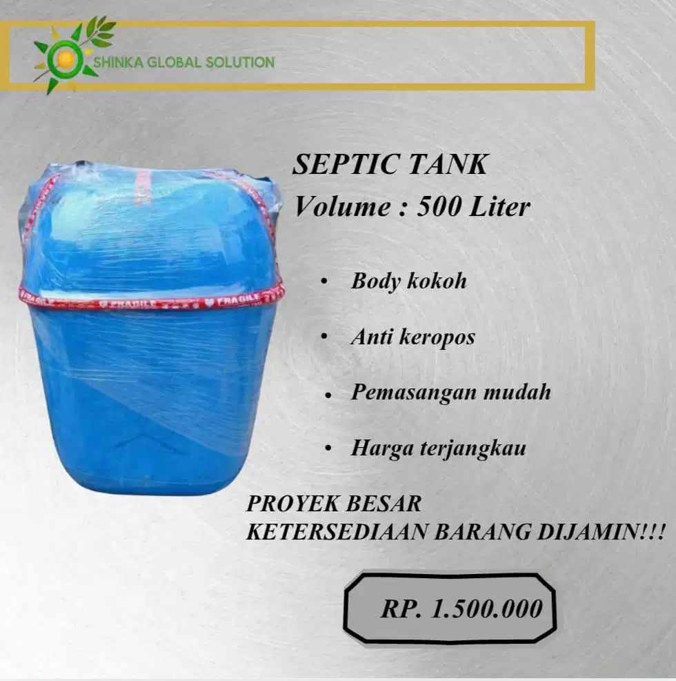 SEPTIC TANK 500 L