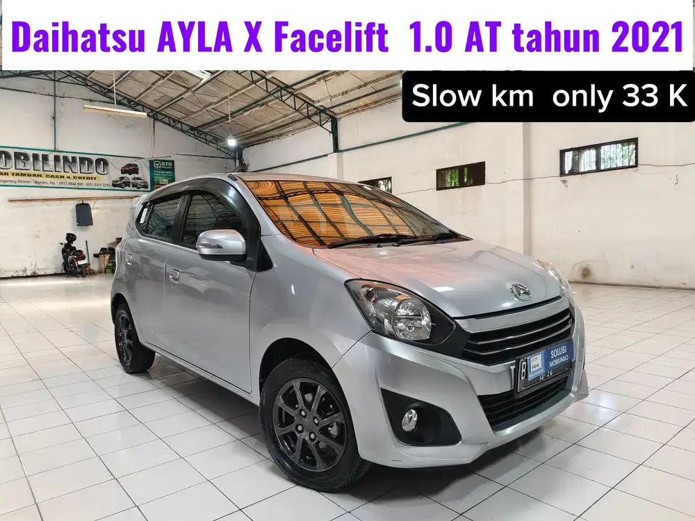(KM 33 Rb) Daihatsu AYLA X Facelift 1.0 Bensin AT 2021