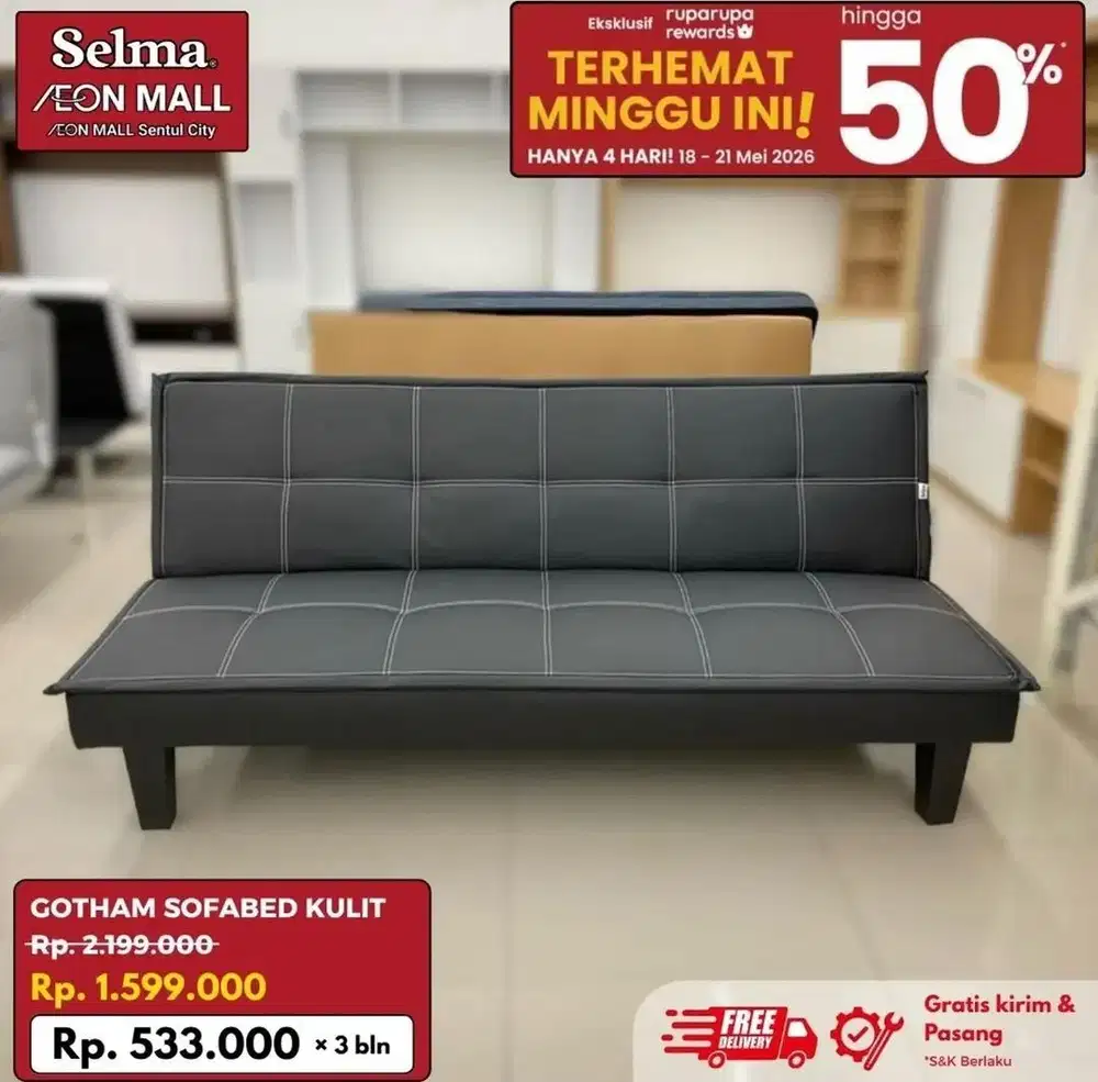 Gotham sofabed kulit