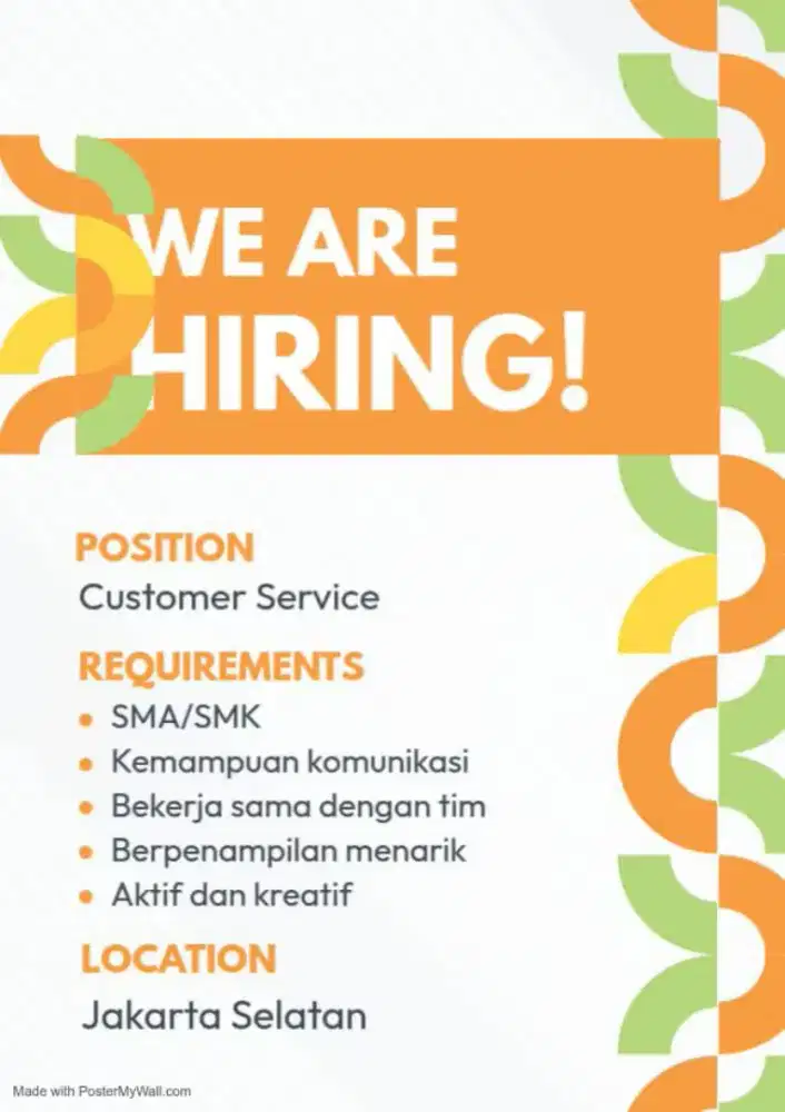 Dibutuhkan segera!!