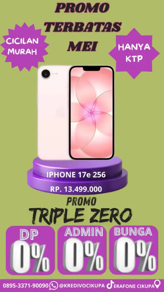 Iphone 17e 256 cicilan murah
