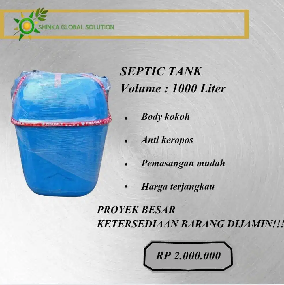 SEPTIC TANK 1000 L
