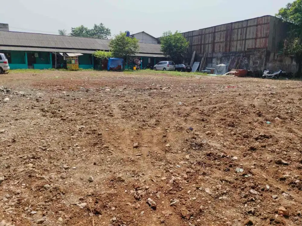 Disewakan MURAH Lahan  Padat Sangat Strategis di Jalan Raya Setu luas 2000m di Cibitung Bekasi
