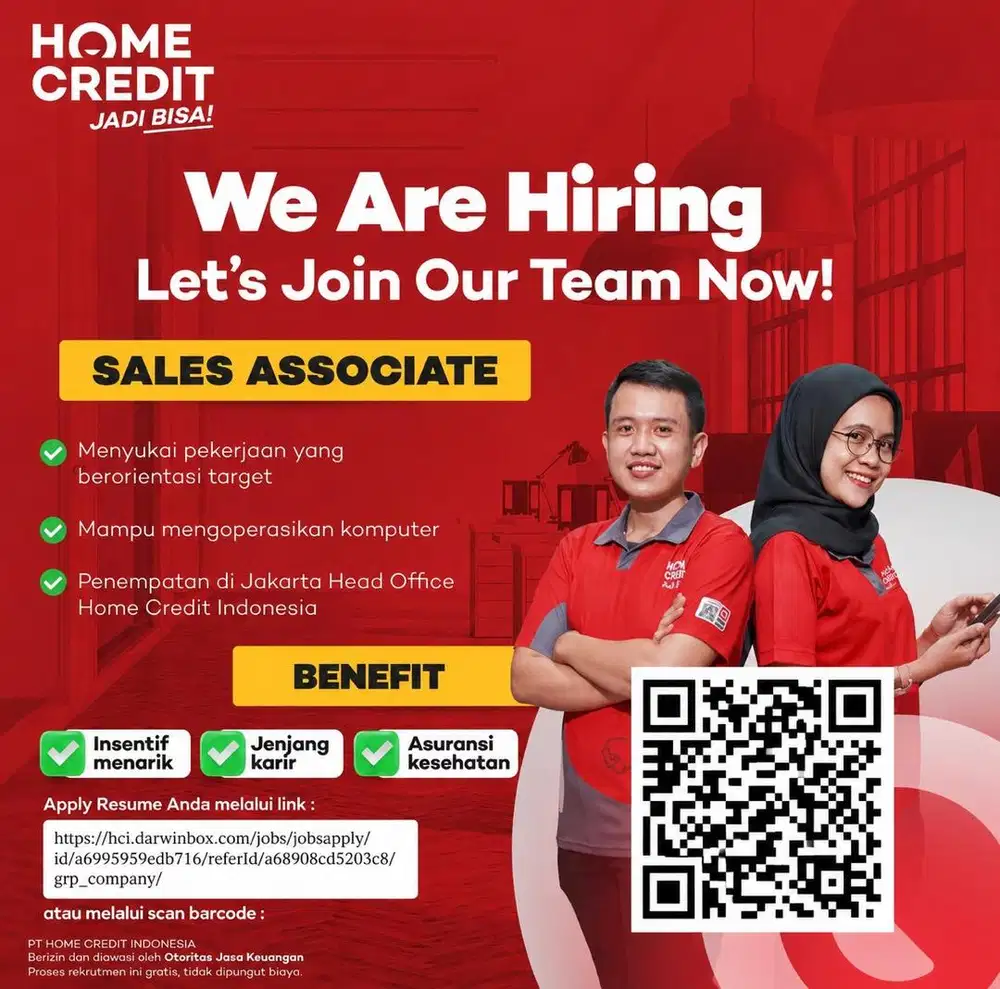 Lowongan Pelerjaan Sales Associate Home Credit