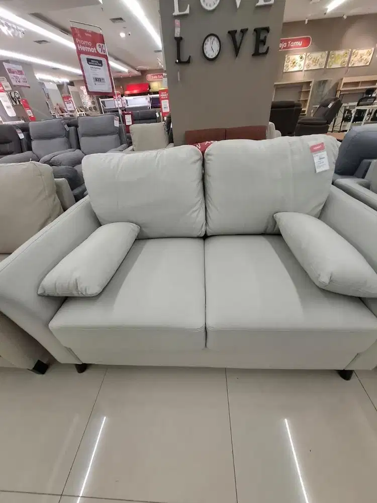 LIVY SOFA 2S LIGHT G REY- FC-04 ( U / 2)