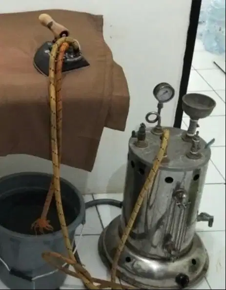 Jual Cepat Setrika uap lengkap boiler 10 Liter