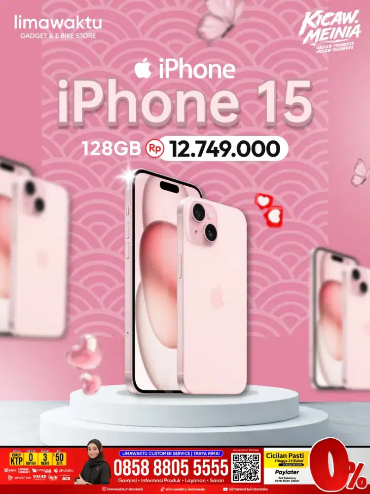 iPhone 15 128 iBox kredit DP 0%