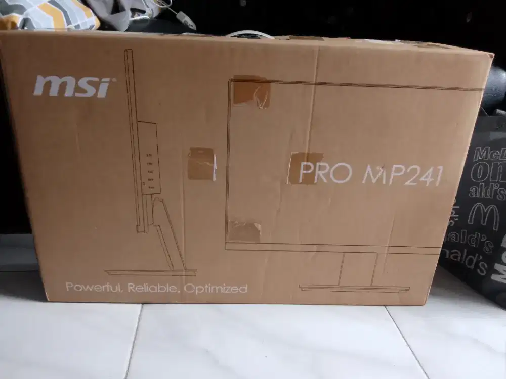 Monitor Frameless LED IPS MSI 24 Fullset no minus