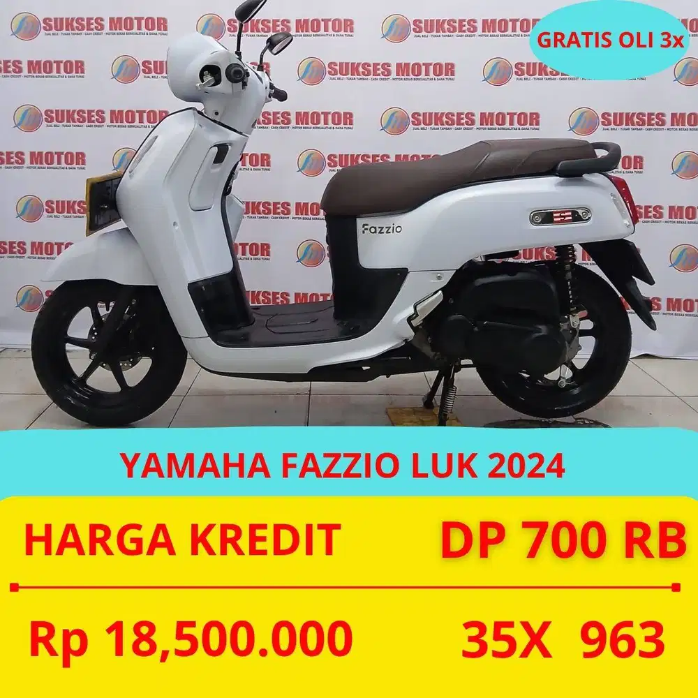 YAMAHA FAZZIO LUK 2024 DP MURAH 700 RIBU GUYS