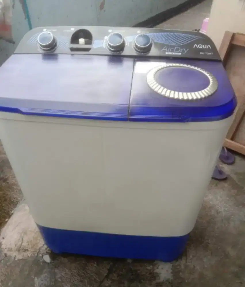 Mesin cuci Aqua 7 kg normal siap pakai