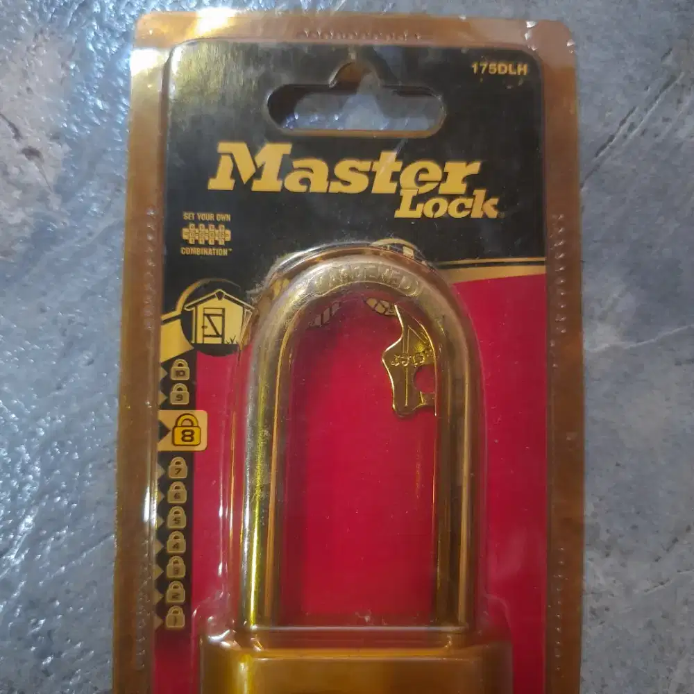 Master lock ori gembok kombinasi  4 angka