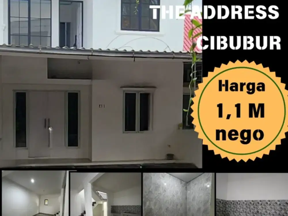 Rumah Rapi Siap Huni Dalam Komplek The Address Cibubur Sebelah Citra Grand