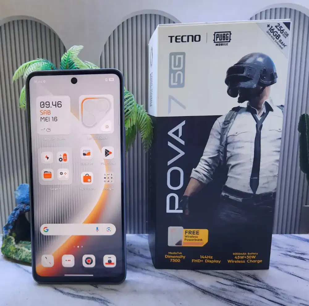 TECNO POVA 7 5G || 8/256 || SECOND / BEKAS