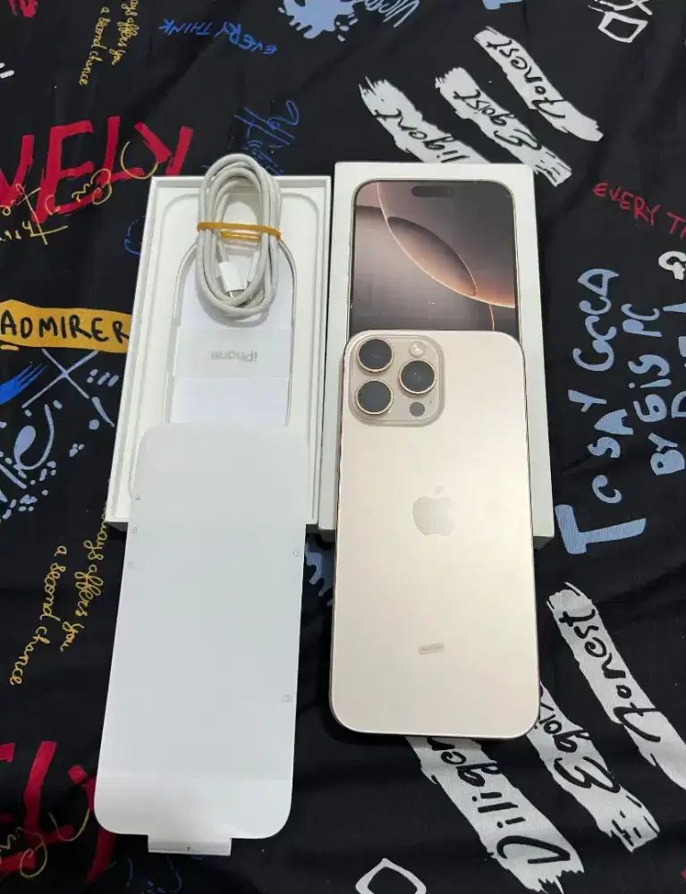 IPHONE 16PRO MAX 256GB IBOX FULLSET BH 98 CC RENDAH MULUS LIKENW
