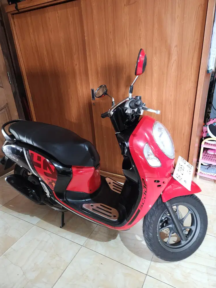 Scoopy hitam merah 2021 awal pajak panjang gbm kredit dp100rb