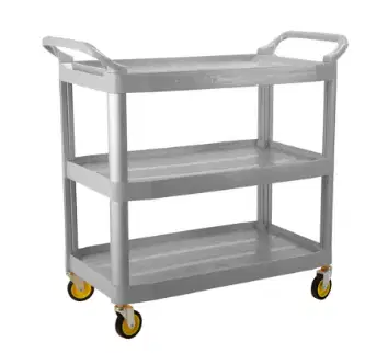 Three Step Trolley S Grey  83x 40 x