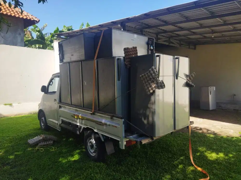 jual elektronik kulkas bekas merk LG 1 pintu warna hijau