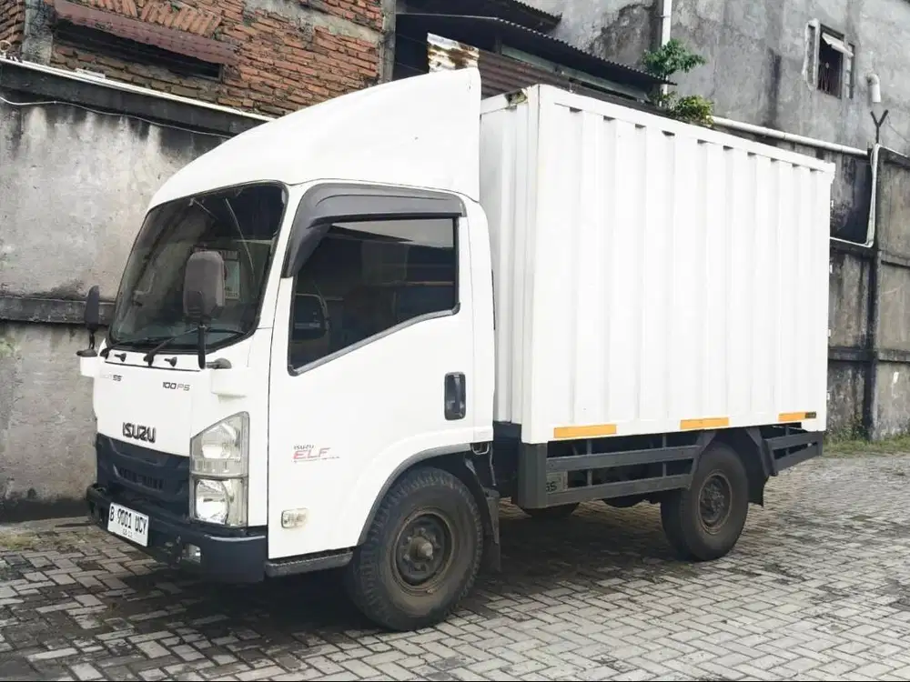 81rbKM+banBARU MURAH CDE Isuzu elf engkel NLR Box besi 2021 bok