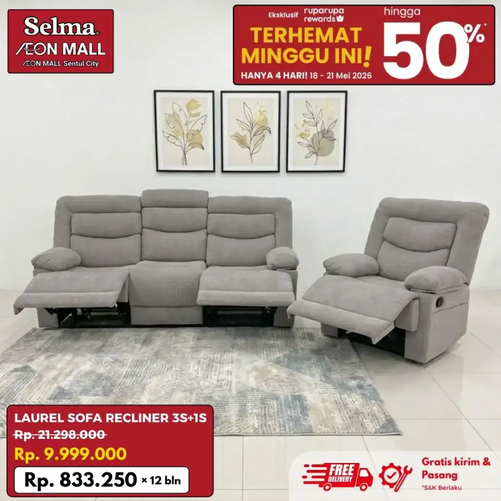 SOFA RECLINER TERMURAH