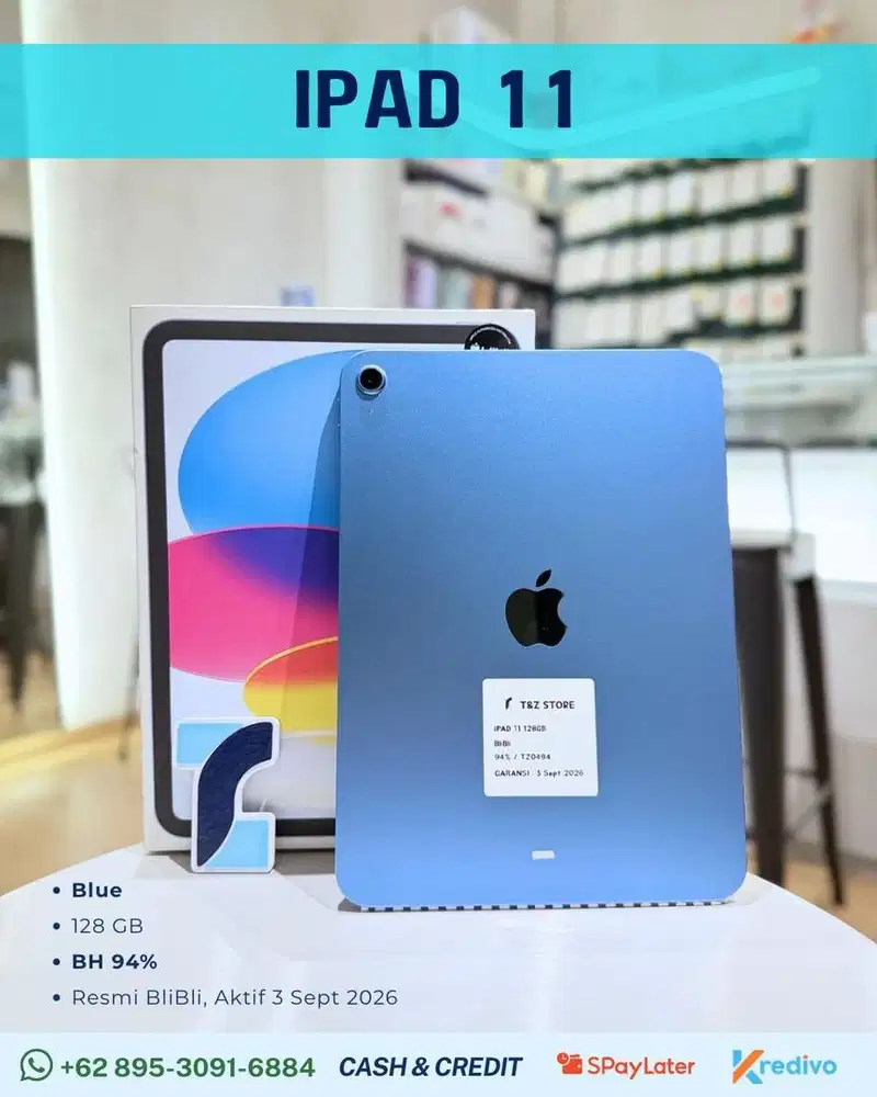 IPAD GEN 11 128GB - BLUE