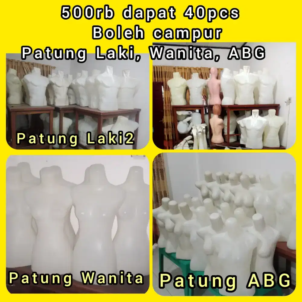 (MURAH) Patung wanita, patung laki, patung abg, patung celana, hanger