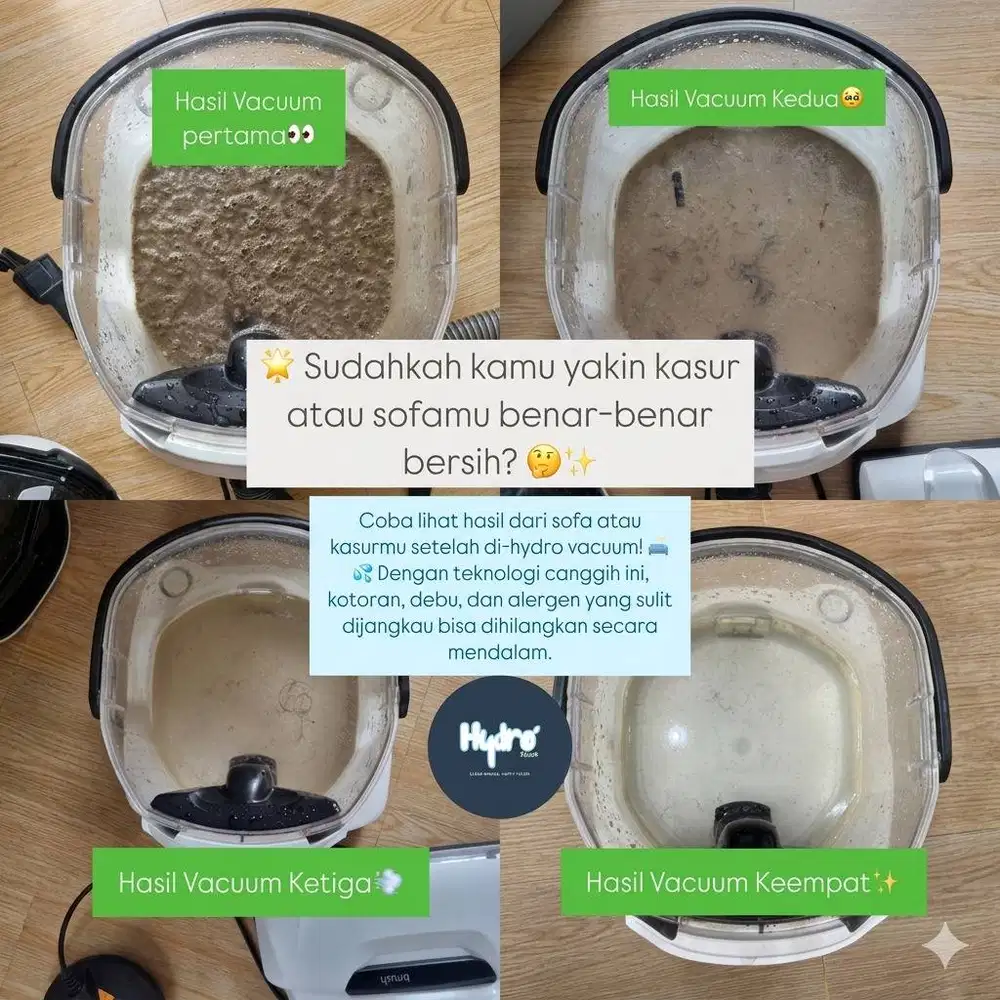 Jasa Vacuum Tungau & Cuci Sofa, Kasur & Furniture Lainnya