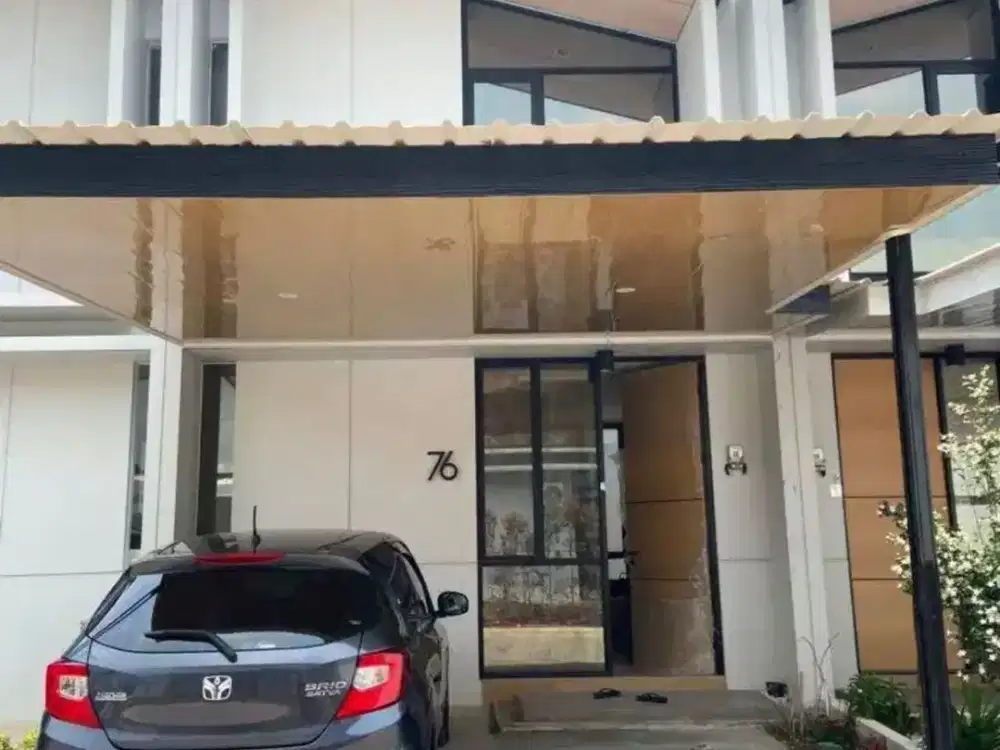 DISEWAKAN Cluster Cendana Parc type 1 semi furnished dengan kanopi