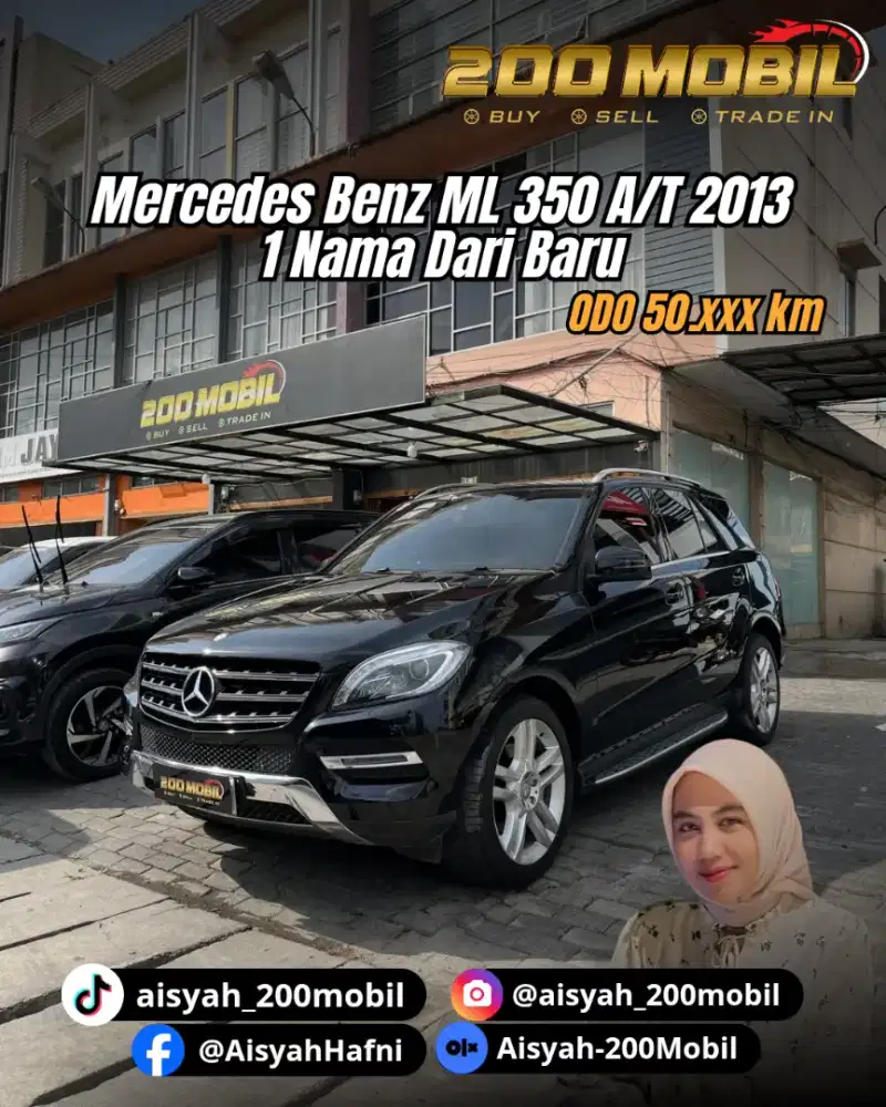 Mercedes Benz ML350 A/T 2013 Bensin