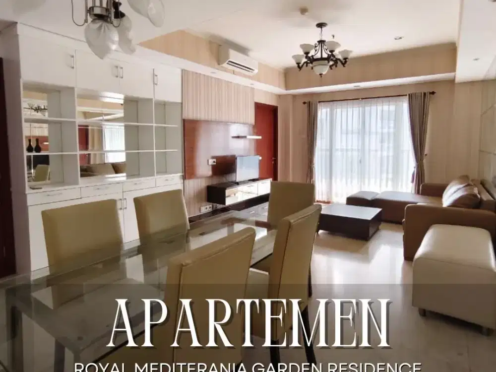DIJUAL CEPAT APARTEMEN ROYAL MEDITERANIA GARDEN RESIDENCE TOWER LAVENDER 3BR DI JAKARTA BARAT