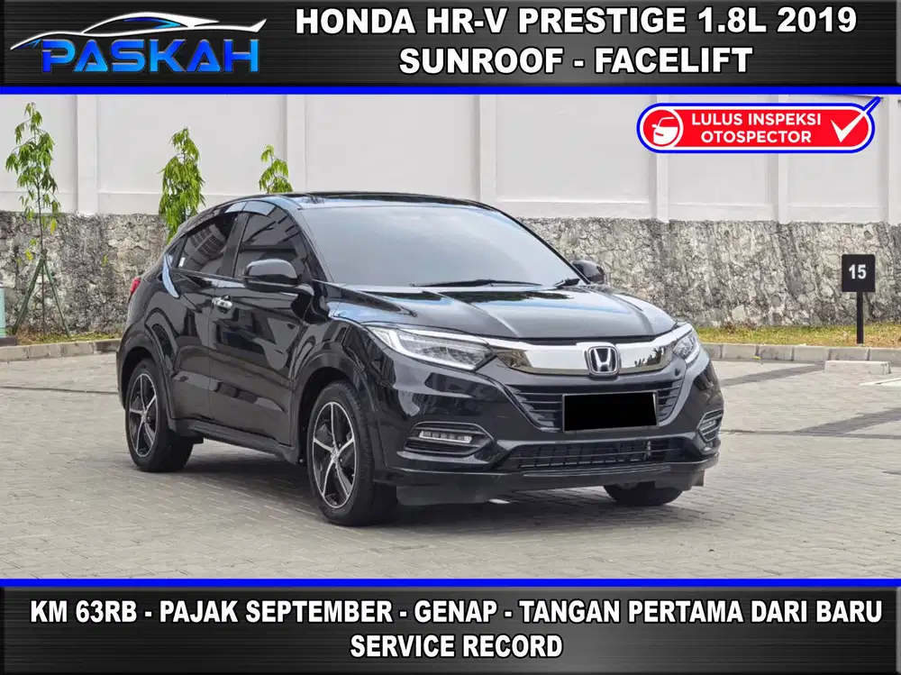 PRESTIGE ASLI Bunga=5% Km=63k HRV 1.8 PRESTIGE 2019 HRV PRESTIGE 2019