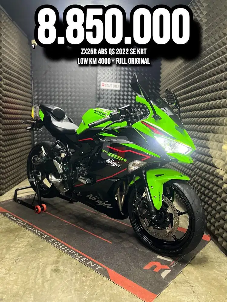 ZX25R OR ZX 25 R ABS QS 2022 SE KRT LOW KM 4XXX FULL ORIGINAL RAWATAN