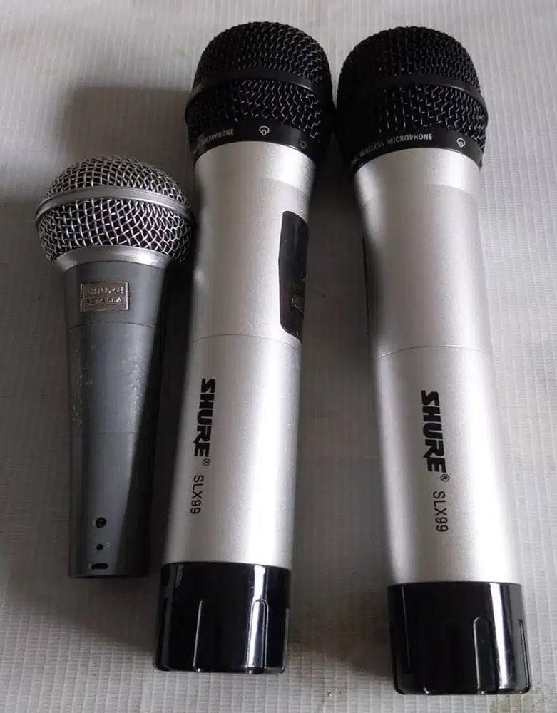 Dijual cepat 1 unit mic wireless shure SLX99