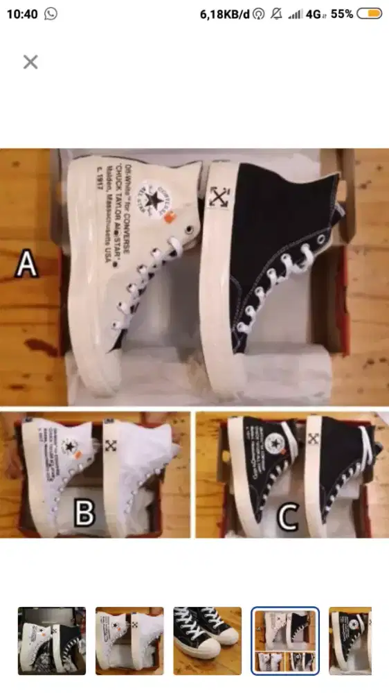 Sneaker converse