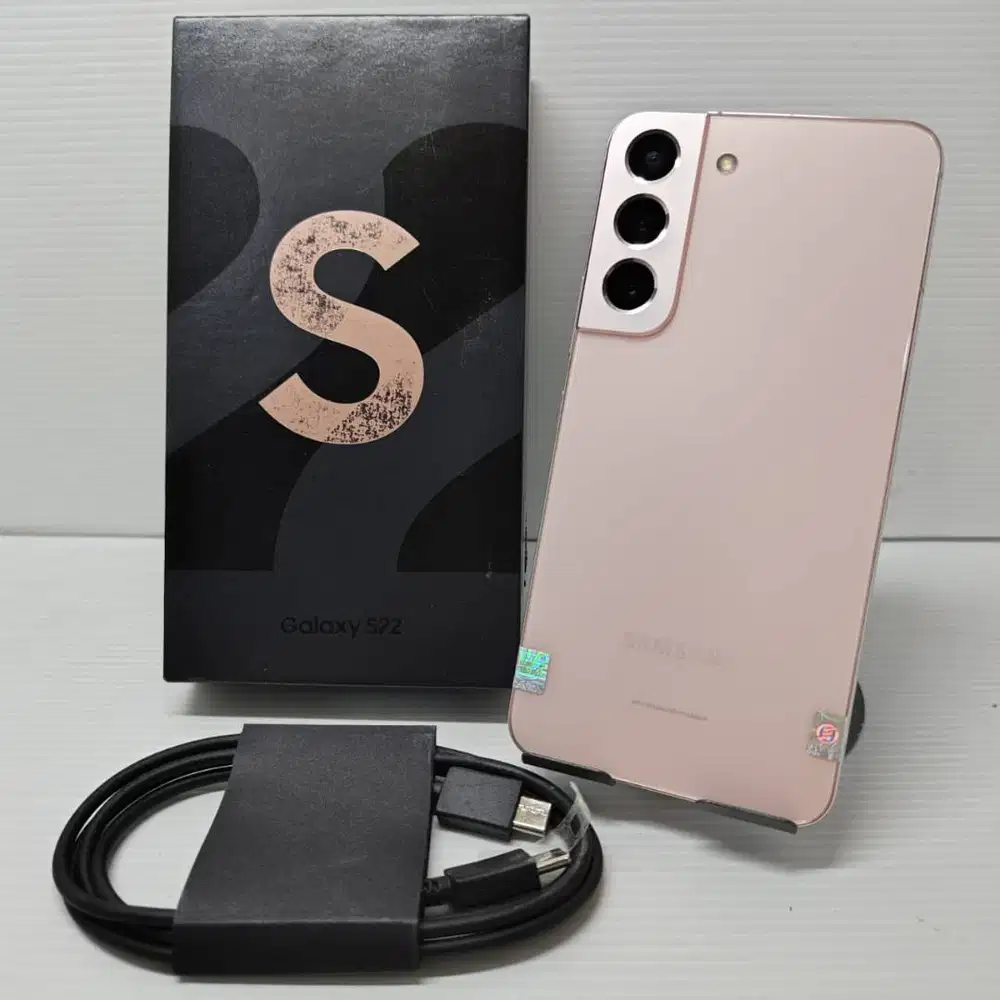 SAMSUNG GALAXY S22  5G 8/256 PINK GOLD EX SEIN MULUS NO MINUS WARNA FA