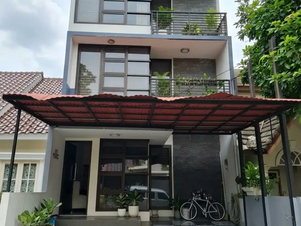 rumah secondary dalam perumahan Modern Hill Pondok Cabe